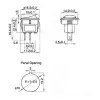 ON/OFF Mini Rocker Switch SPDT 250V 3A 2 Pin - RED ON/OFF Mini Rocker Switch SPDT 250V 3A 2 Pin - RED