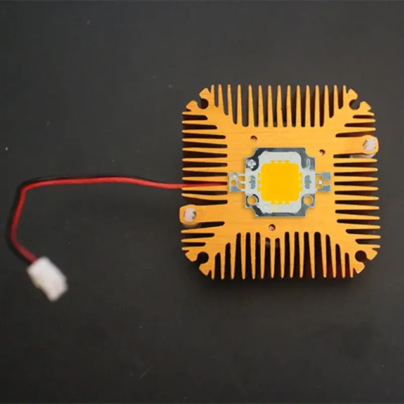 Heatsink Din Aluminiu de 55mm cu Ventilator de 12V Pentru LED-uri și Plăci Grafice de 10W Heatsink Din Aluminiu de 55mm cu Ventilator de 12V Pentru LED-uri și Plăci Grafice de 10W