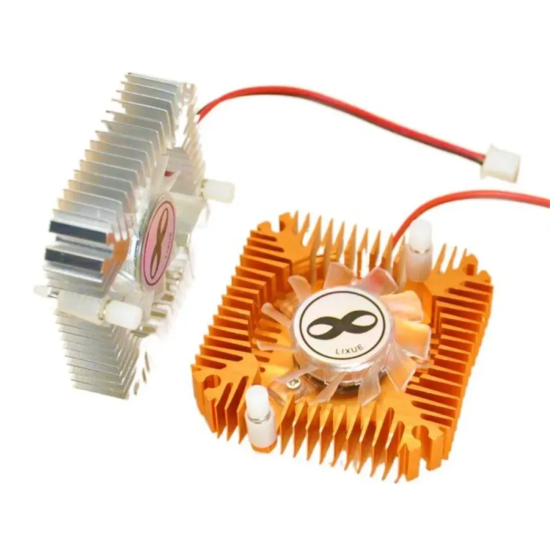 Heatsink Din Aluminiu de 55mm cu Ventilator de 12V Pentru LED-uri și Plăci Grafice de 10W Heatsink Din Aluminiu de 55mm cu Ventilator de 12V Pentru LED-uri și Plăci Grafice de 10W