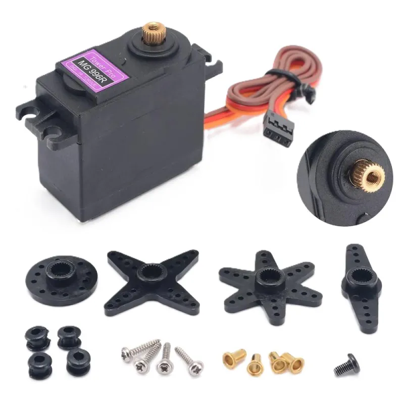 MG996R Servo Motor and Gear Set - 180 Degrees MG996R Servo Motor and Gear Set - 180 Degrees