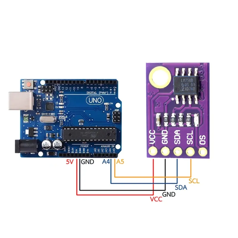 CJMCU-75 LM75 Temperature Sensor High-speed I2C Development Board CJMCU-75 LM75 Temperature Sensor High-speed I2C Development Board