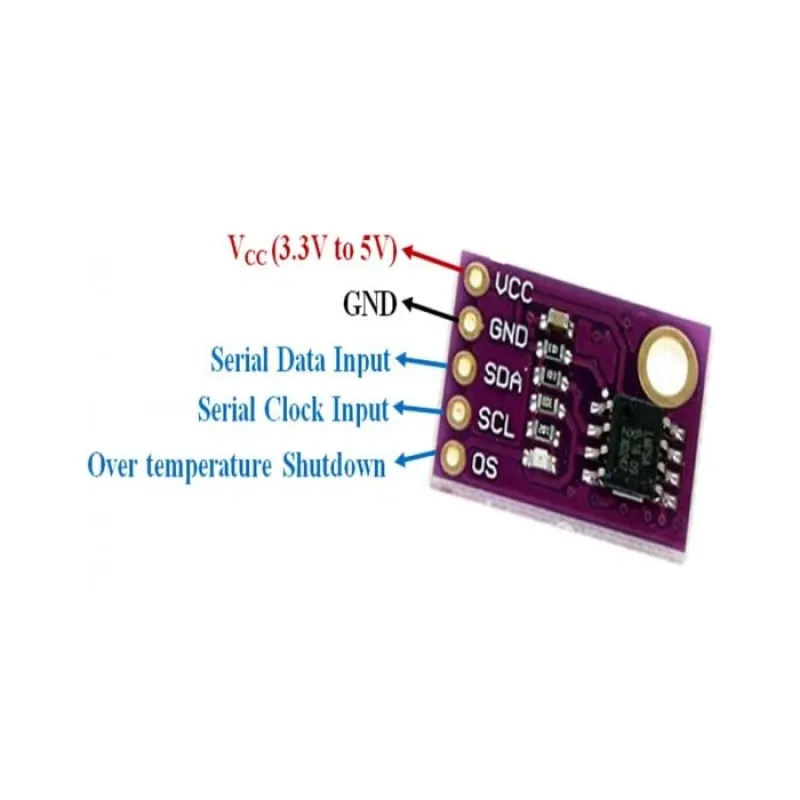 CJMCU-75 LM75 Temperature Sensor High-speed I2C Development Board CJMCU-75 LM75 Temperature Sensor High-speed I2C Development Board