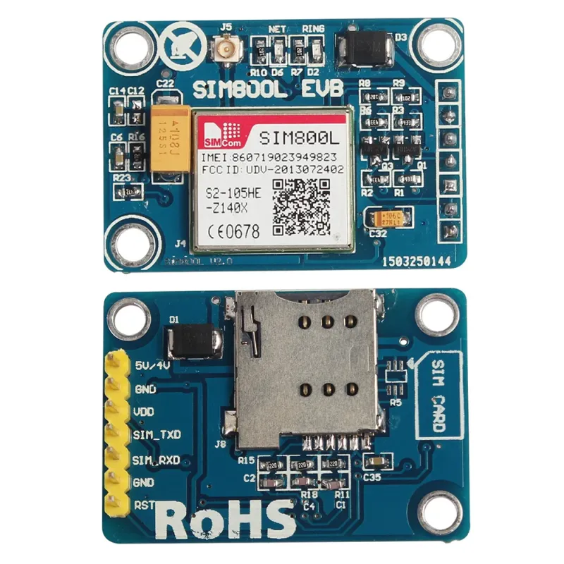 SIM800L V2 GSM / GPRS Modul Placă de Dezvoltare cu Antenă SIM800L V2 GSM / GPRS Modul Placă de Dezvoltare cu Antenă