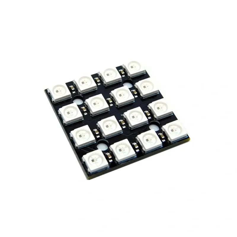 WS2812B Neopixel Adresabil RGB Led Modul 4x4 Pătrat Matrice 16 Biți WS2812B Neopixel Adresabil RGB Led Modul 4x4 Pătrat Matrice 16 Biți