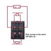 KCD2-202N ON-ON Rocker Switch DPDT 6 Pin 250V 16A - Red KCD2-202N ON-ON Rocker Switch DPDT 6 Pin 250V 16A - Red