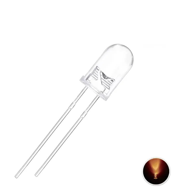 Led 5mm Transparent Orange Led 5mm Transparent Orange