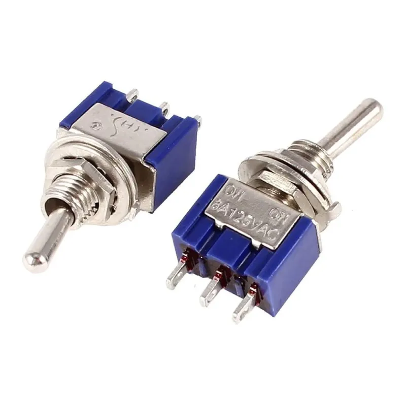 MTS-102 Întrerupător Basculant 250V 3A SPDT ON-ON MTS-102 Întrerupător Basculant 250V 3A SPDT ON-ON