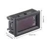 DC 0-100V 10A Voltmetru Digital Ampermetru - Roșu și Albastru cu Carcasă DC 0-100V 10A Voltmetru Digital Ampermetru - Roșu și Albastru cu Carcasă