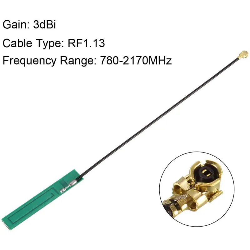 3dbi GSM / GPRS PCB Antenă 2G - 3G 15cm Pentru SIM800 SIM900 Quectel Series 3dbi GSM / GPRS PCB Antenă 2G - 3G 15cm Pentru SIM800 SIM900 Quectel Series