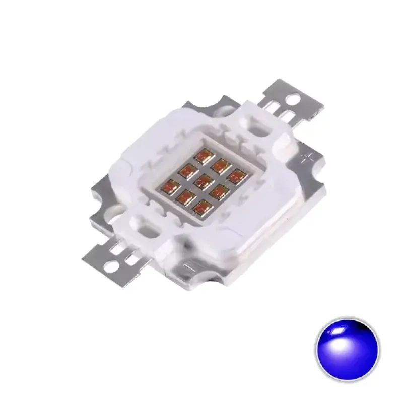 10W LED de Putere 445 - 455nm - ROYAL BLUE 10W LED de Putere 445 - 455nm - ROYAL BLUE