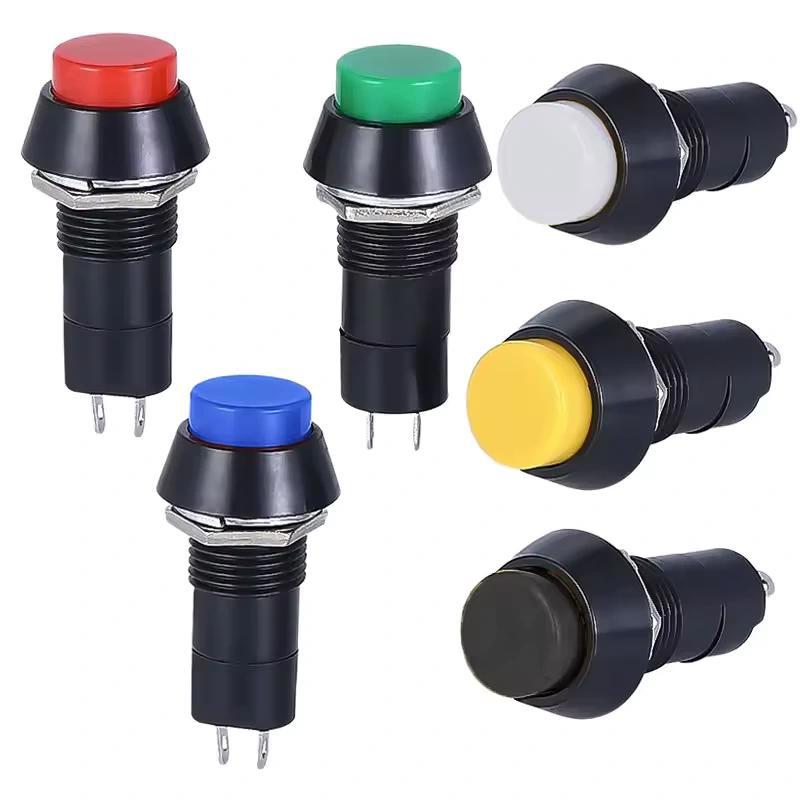 12mm Push Button Momentary ON-OFF 3A PBS-11B - GREEN 12mm Push Button Momentary ON-OFF 3A PBS-11B - GREEN
