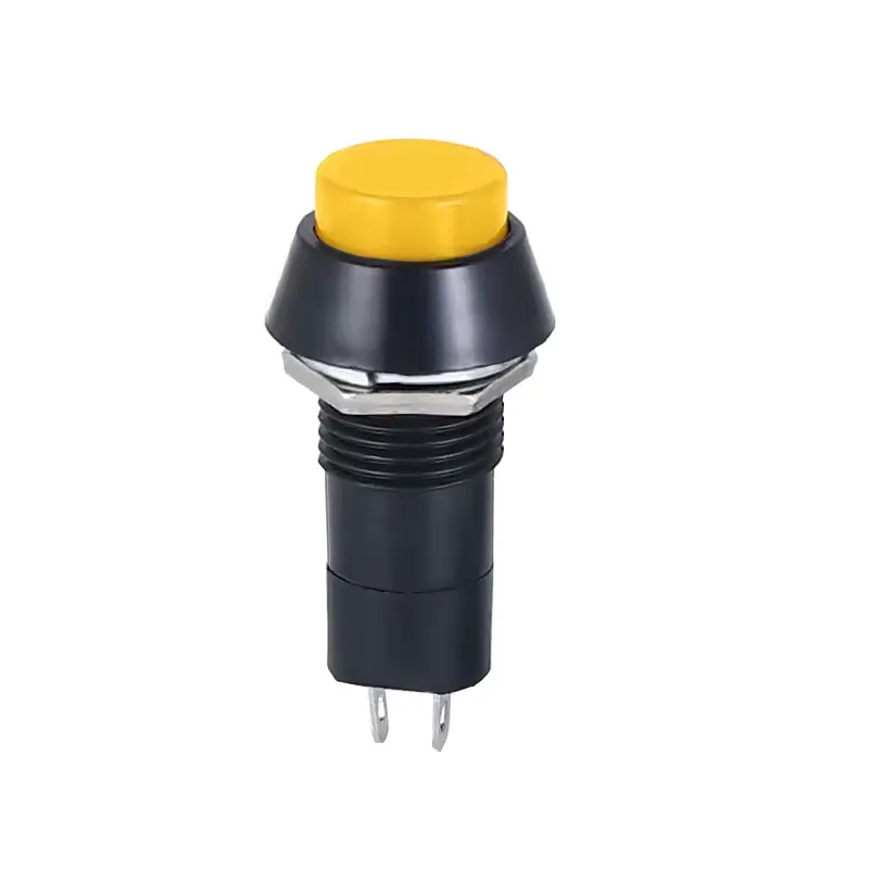12mm Push Button Latching ON-OFF 3A PBS-11A - YELLOW 12mm Push Button Latching ON-OFF 3A PBS-11A - YELLOW