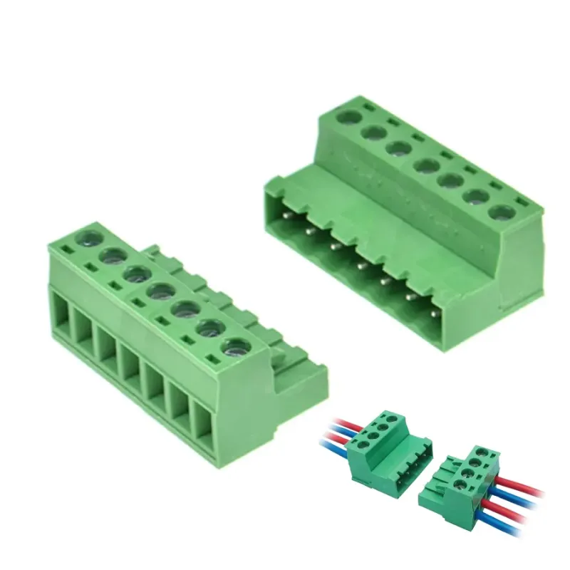 5.08MM Pluggable Terminal Blocks Connector 7 Pole - 1 Pair ( Male and Female) 5.08MM Pluggable Terminal Blocks Connector 7 Pole - 1 Pair ( Male and Female)