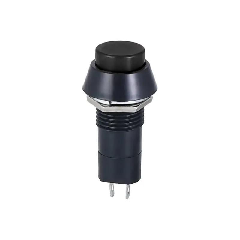 12mm Push Button Latching ON-OFF 3A PBS-11A - BLACK 12mm Push Button Latching ON-OFF 3A PBS-11A - BLACK