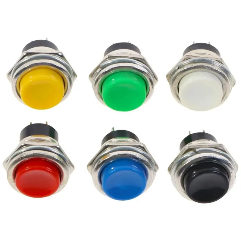 16mm Push Button Momentary ON-OFF 2A PBS-26B - BLUE 16mm Push Button Momentary ON-OFF 2A PBS-26B - BLUE