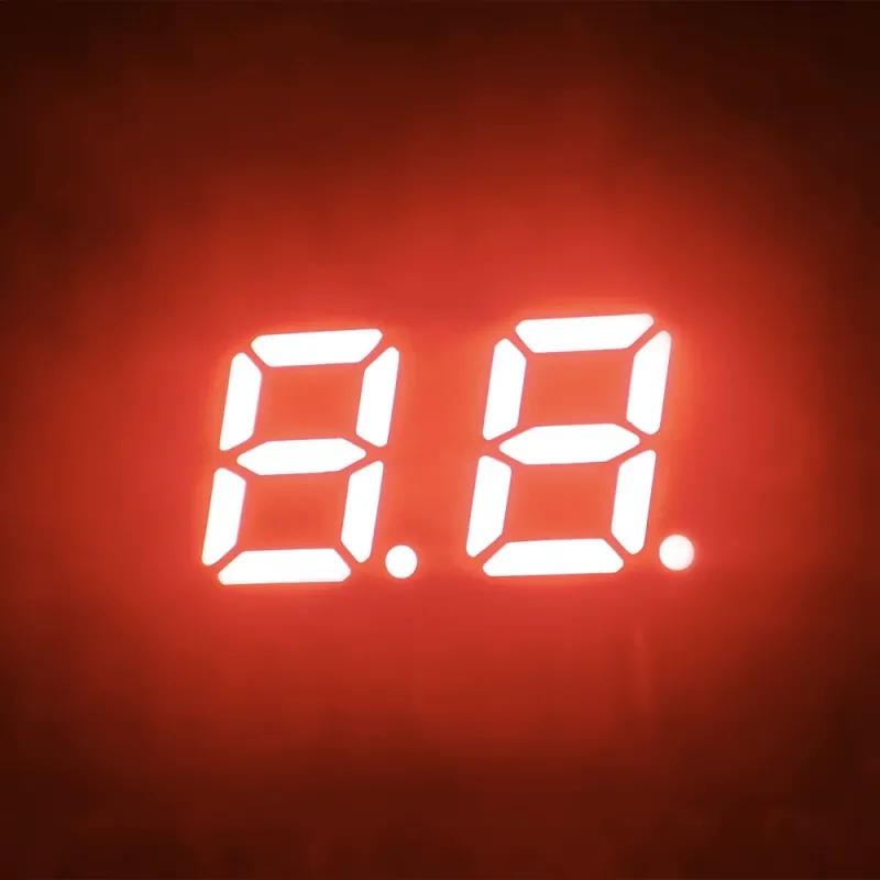 7mm 7-Segment 2 Digit Display Common Anode 2821BS - RED 7mm 7-Segment 2 Digit Display Common Anode 2821BS - RED