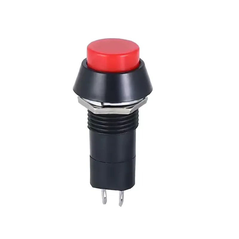 12mm Push Button Latching ON-OFF 3A PBS-11A - RED 12mm Push Button Latching ON-OFF 3A PBS-11A - RED