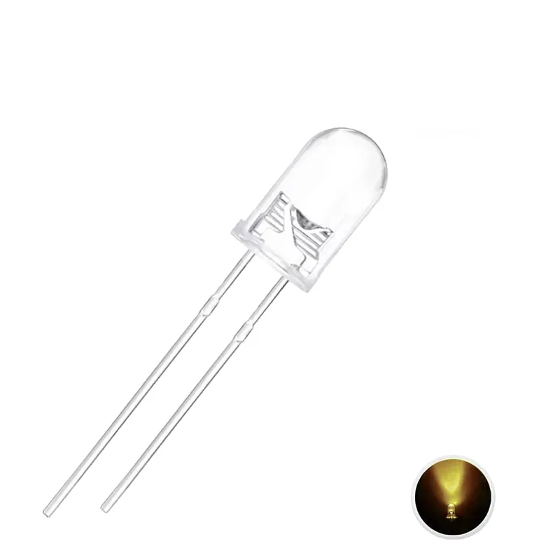 Led 5mm Transparent Yellow Led 5mm Transparent Yellow