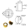 1.5F 5.5V Condensator Superfarad Tip Baterie Super Condensator