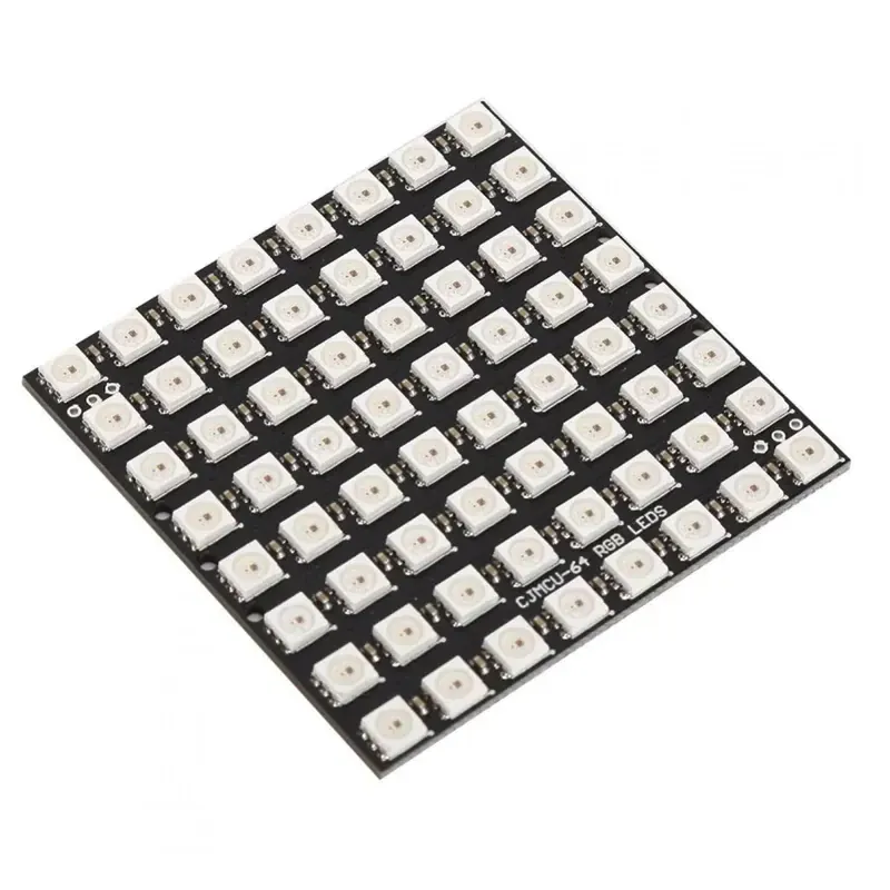 WS2812B Neopixel Adresabil RGB Led Modul 8x8 Matrice Pătrată 64 Biți WS2812B Neopixel Adresabil RGB Led Modul 8x8 Matrice Pătrată 64 Biți