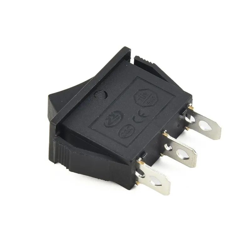 KCD3-103 Comutator Basculant SPDT ON-OFF- ON 250V 15A 3 Căi - Negru KCD3-103 Comutator Basculant SPDT ON-OFF- ON 250V 15A 3 Căi - Negru