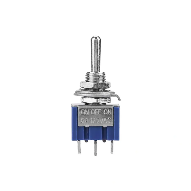 MTS-103 Întrerupător Basculant 250V 3A SPDT ON-OFF-ON MTS-103 Întrerupător Basculant 250V 3A SPDT ON-OFF-ON